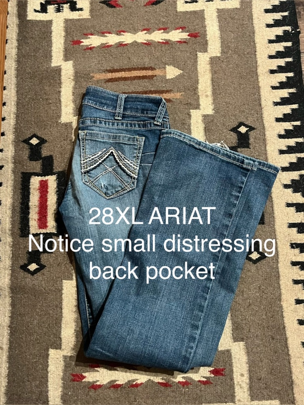 Ariat Women's Medium Blue Boot Cut Jeans